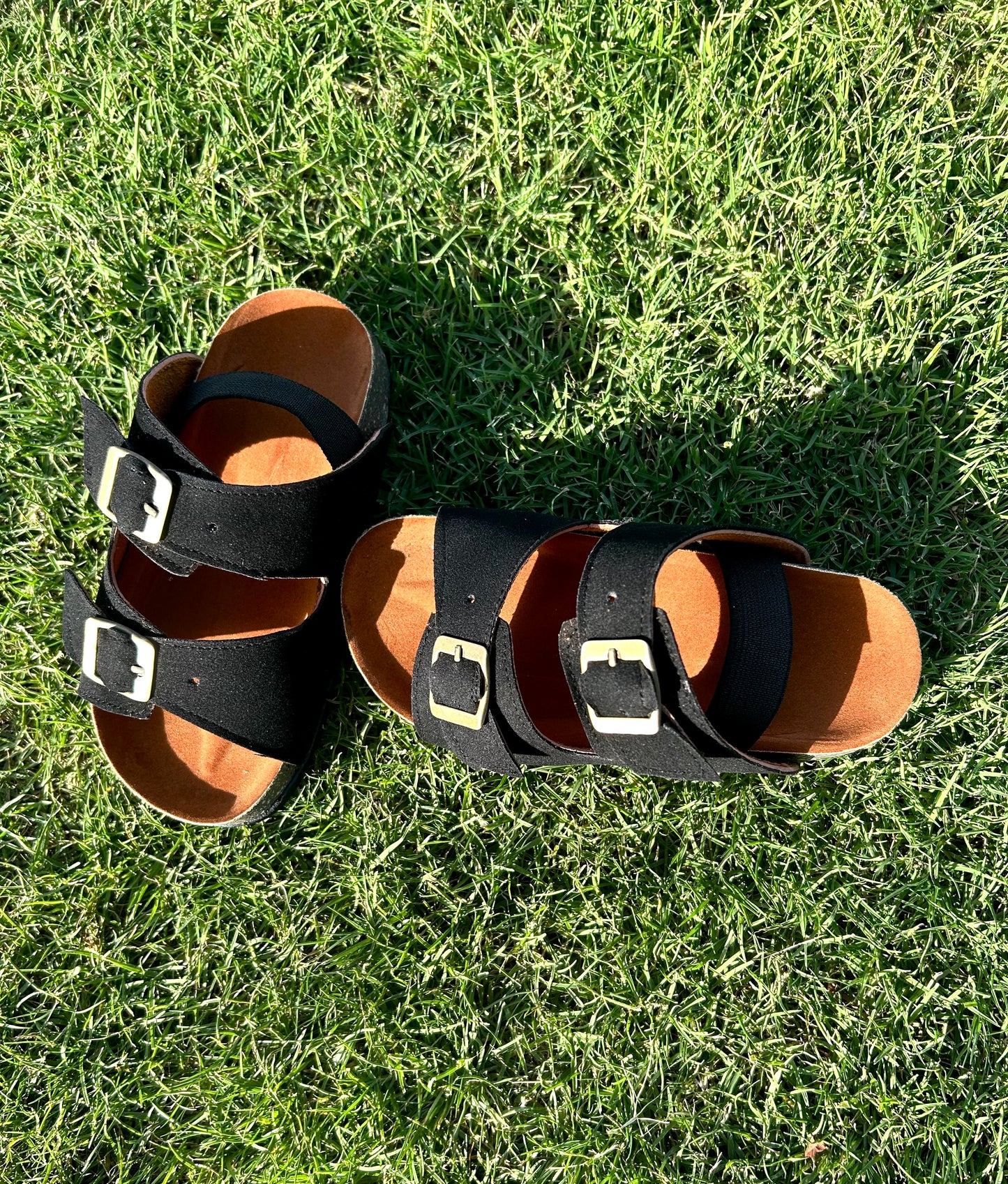Mini Black slippers