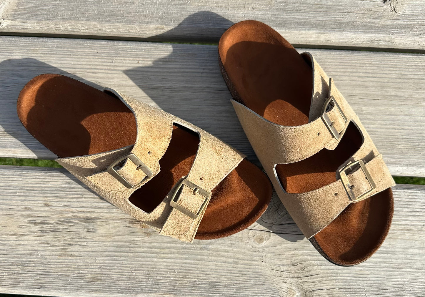Men Beige Slippers