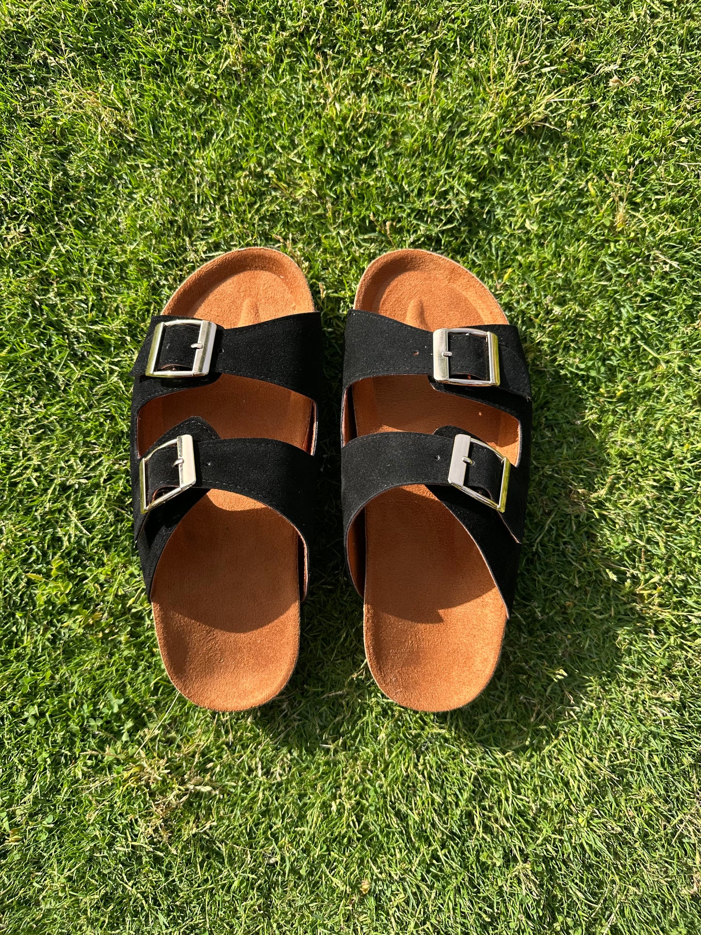 Women Black Slippers