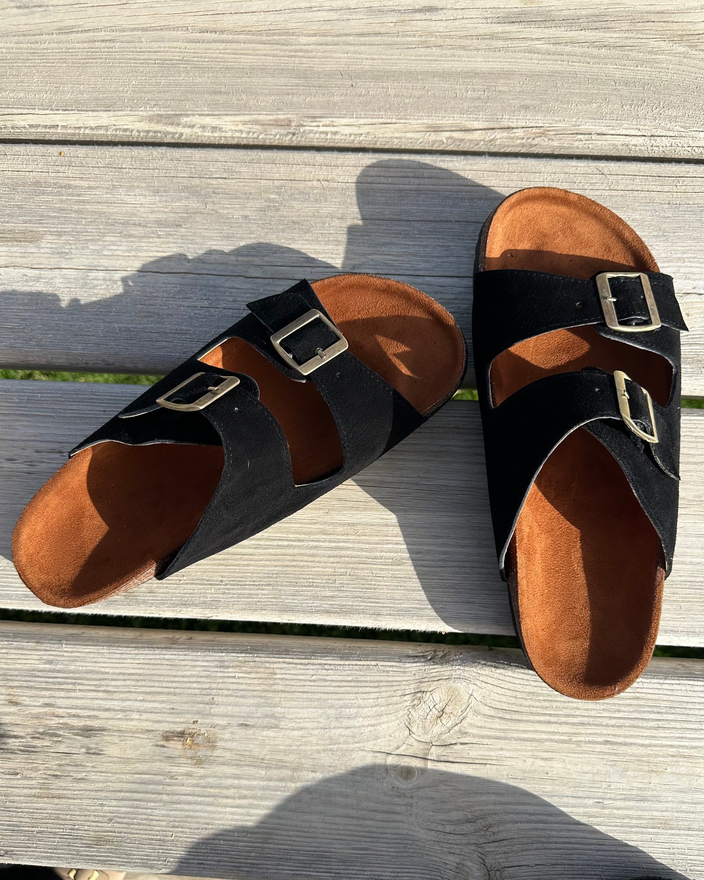 Men Black Slippers