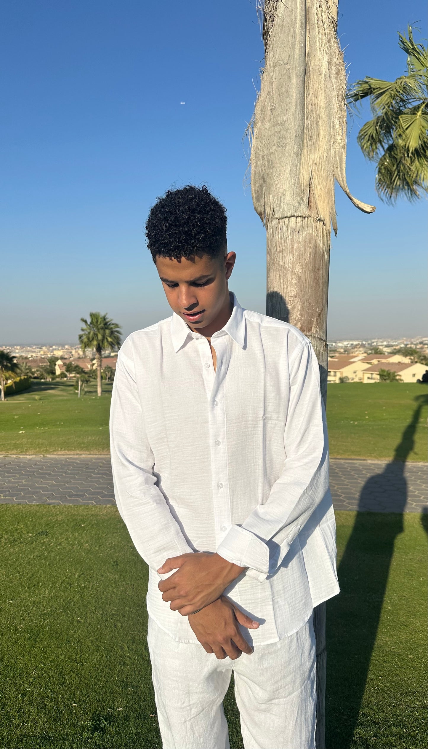 White Linen Shirt