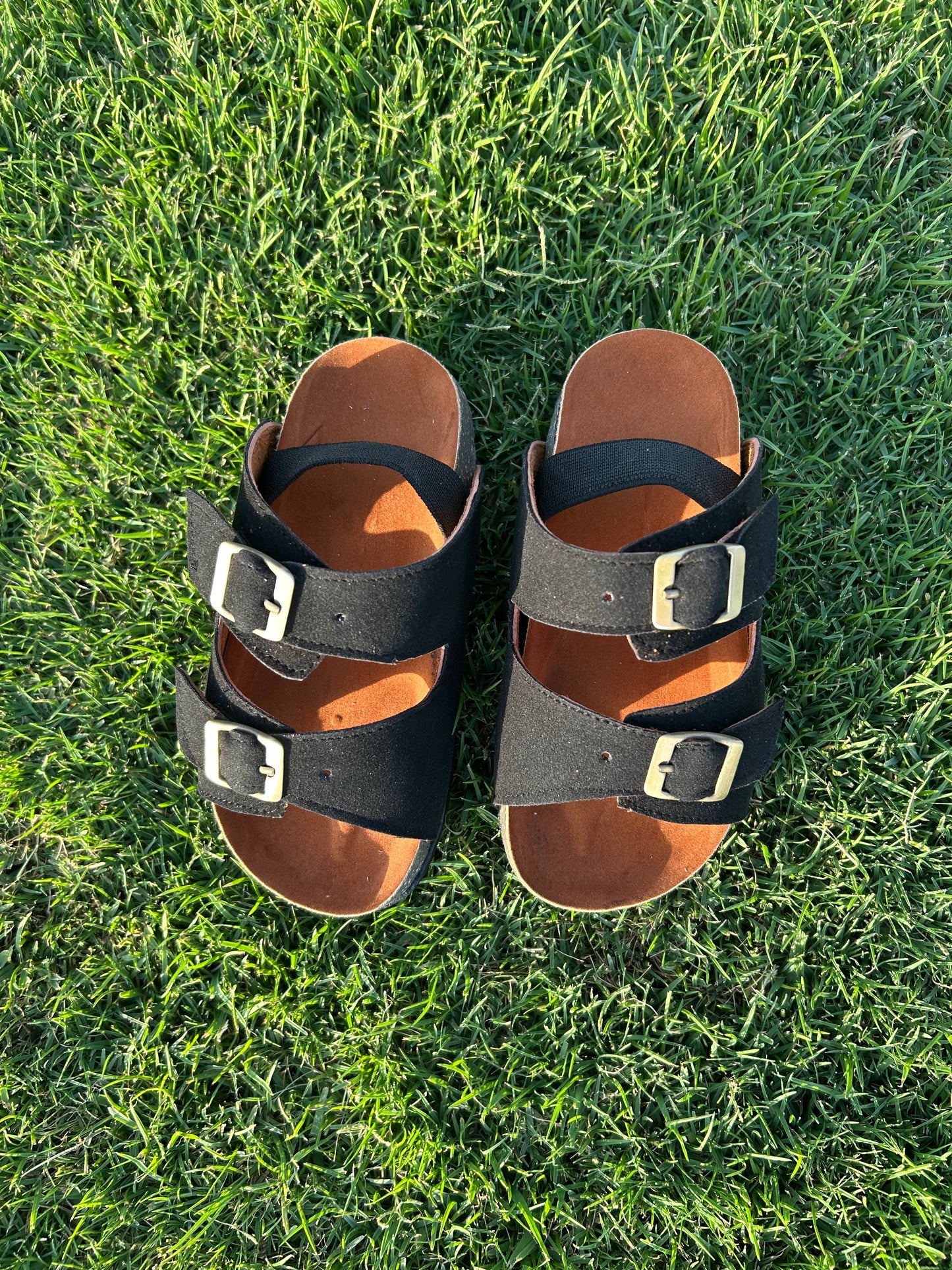 Mini Black slippers