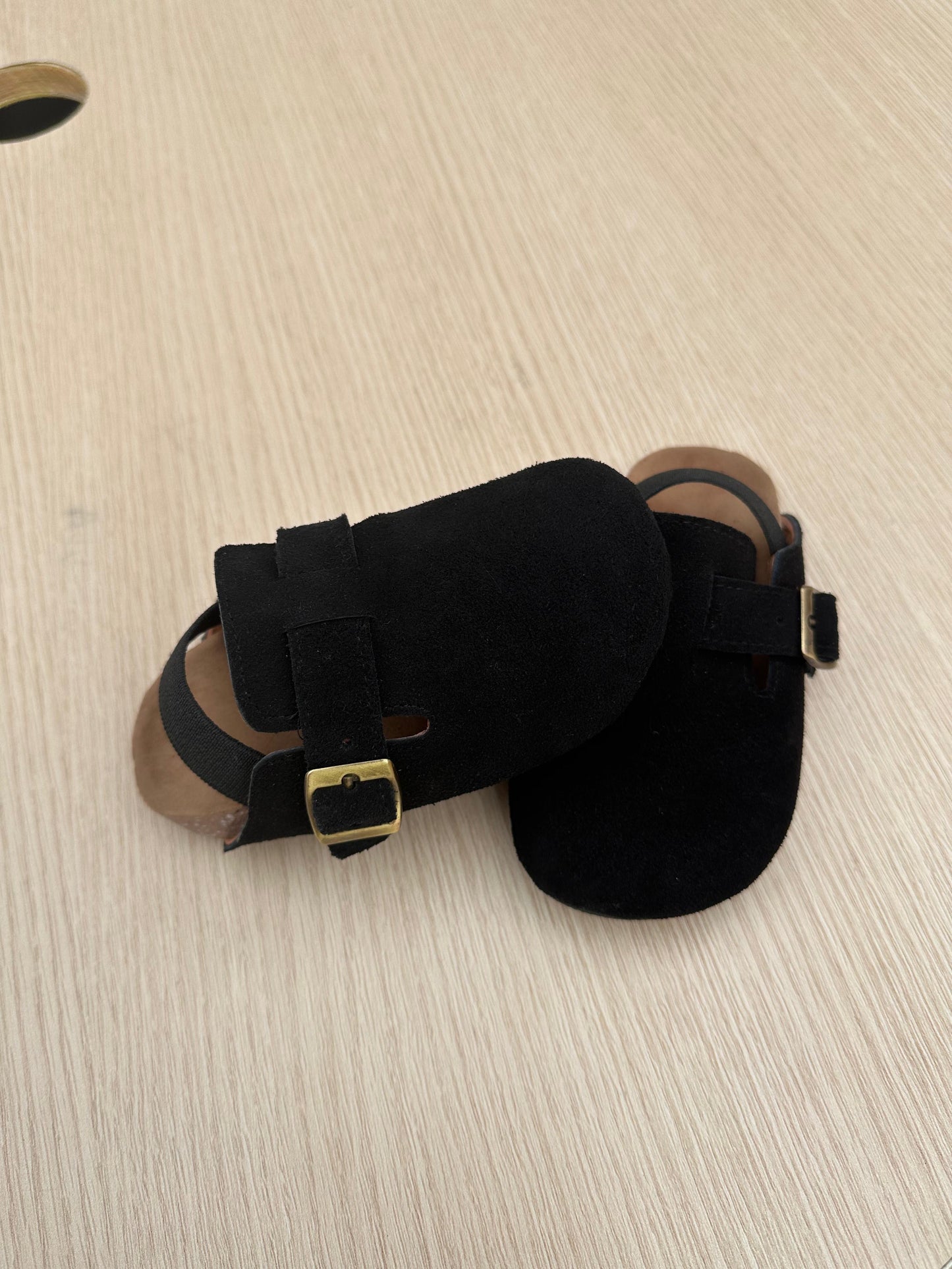 Mini Black Clogs