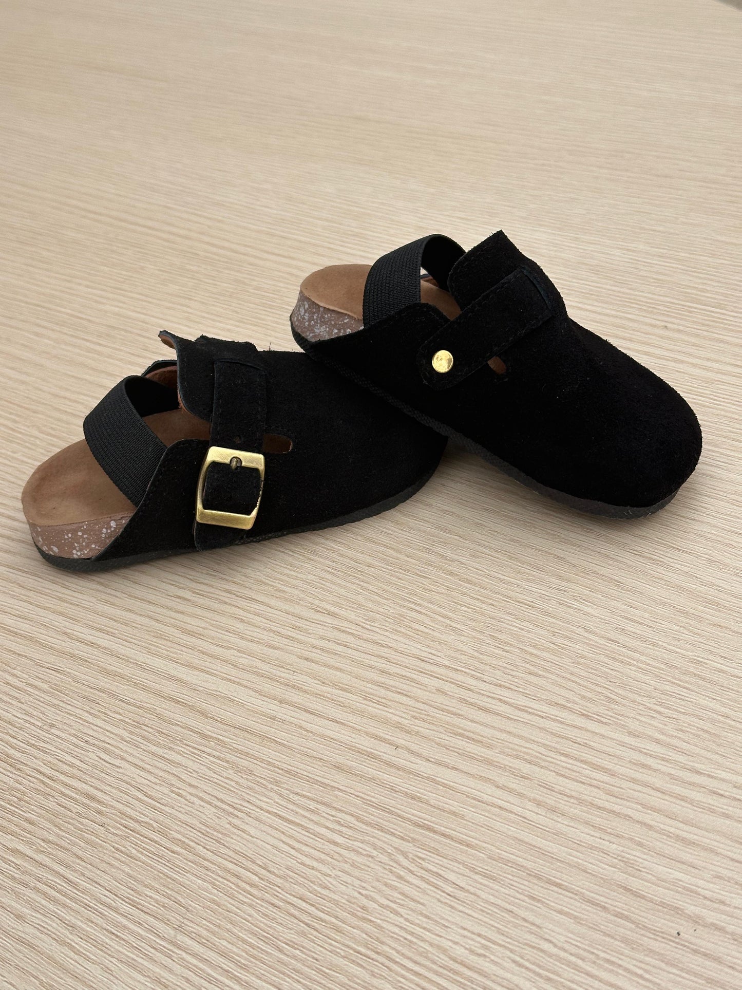 Mini Black Clogs
