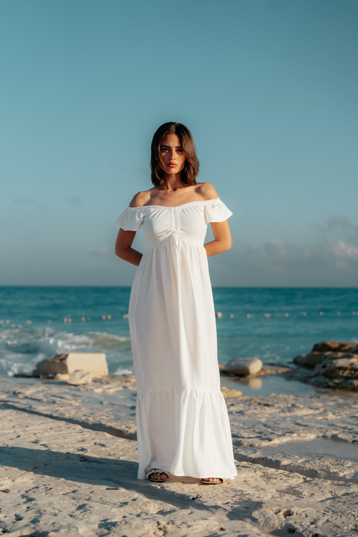 Callistos White Dress