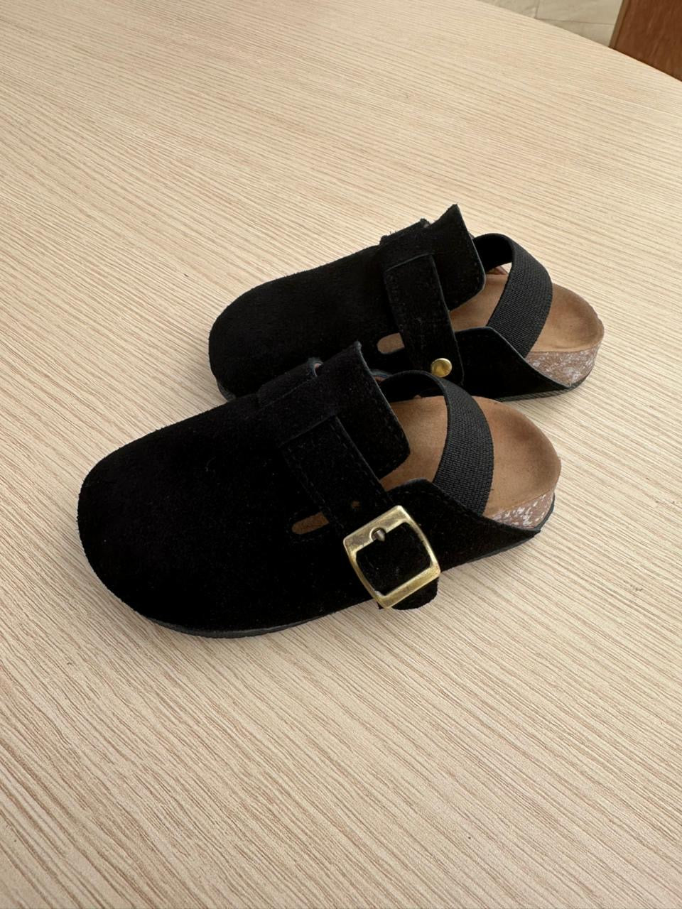 Mini Black Clogs