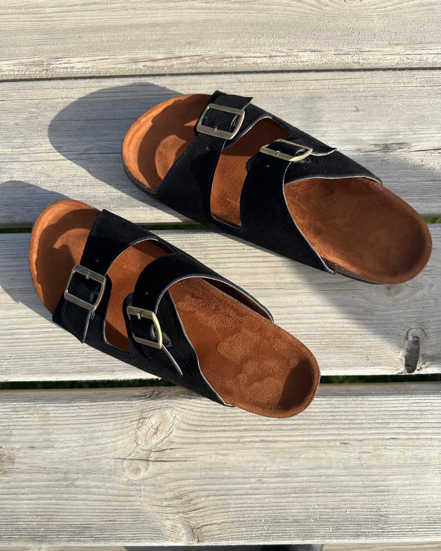Men Black Slippers