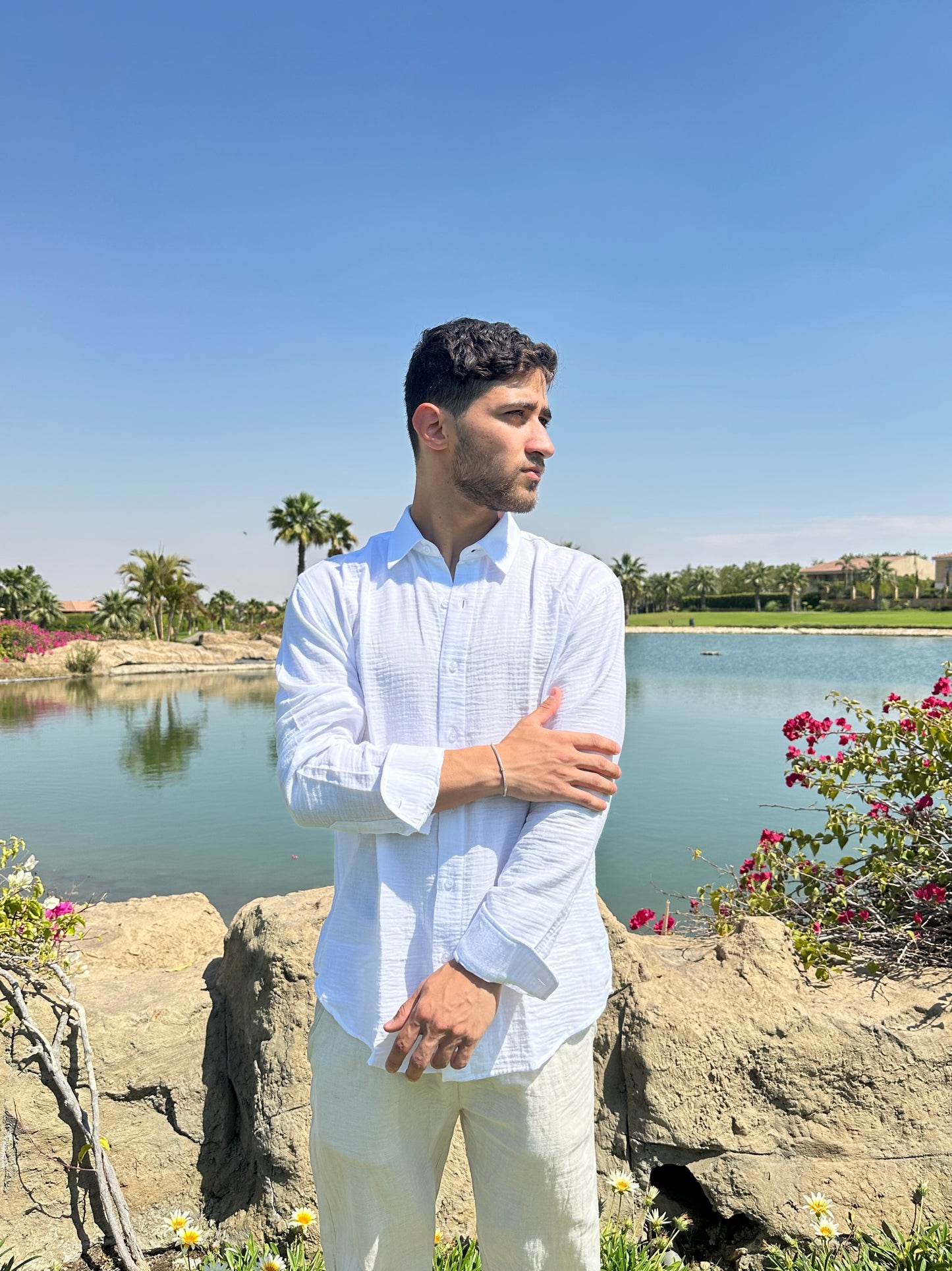 White Linen Shirt