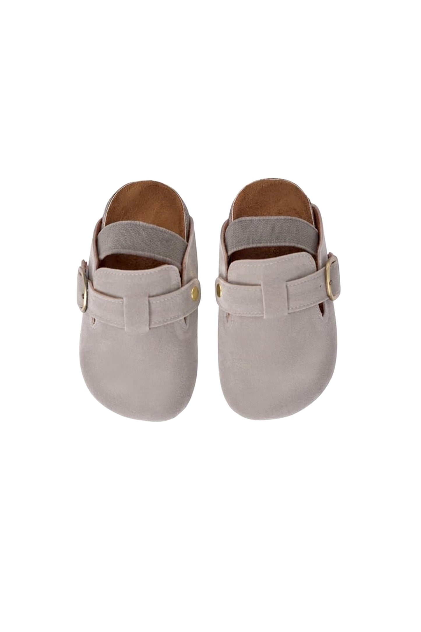 mini grey clogs